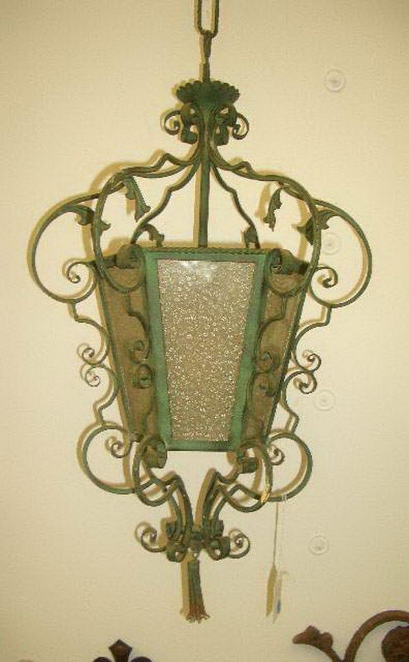 Lanterne décorative en fer