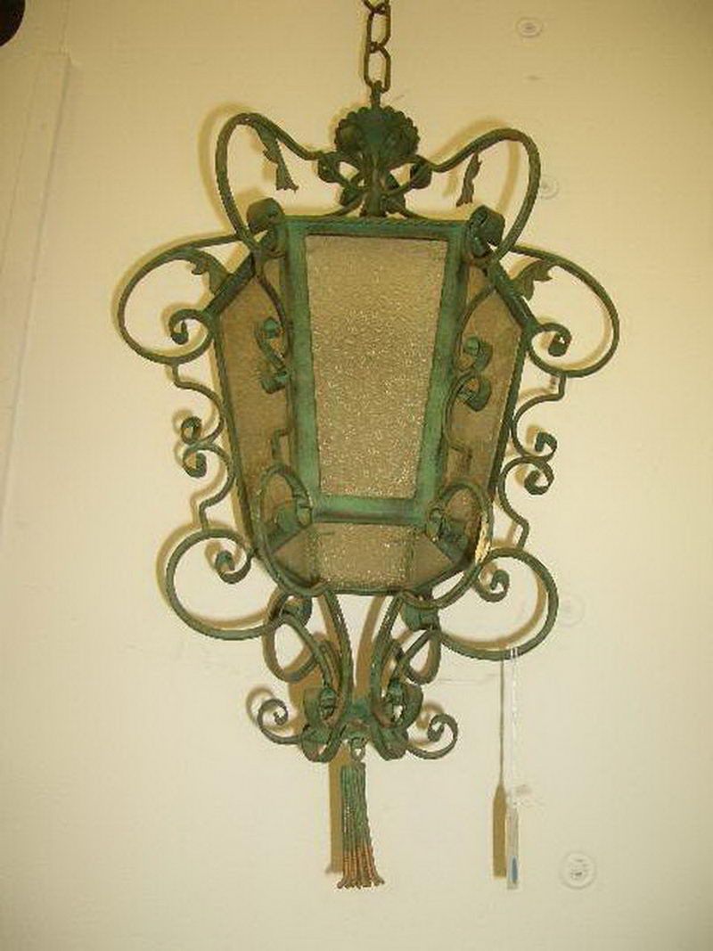 Lanterne décorative en fer