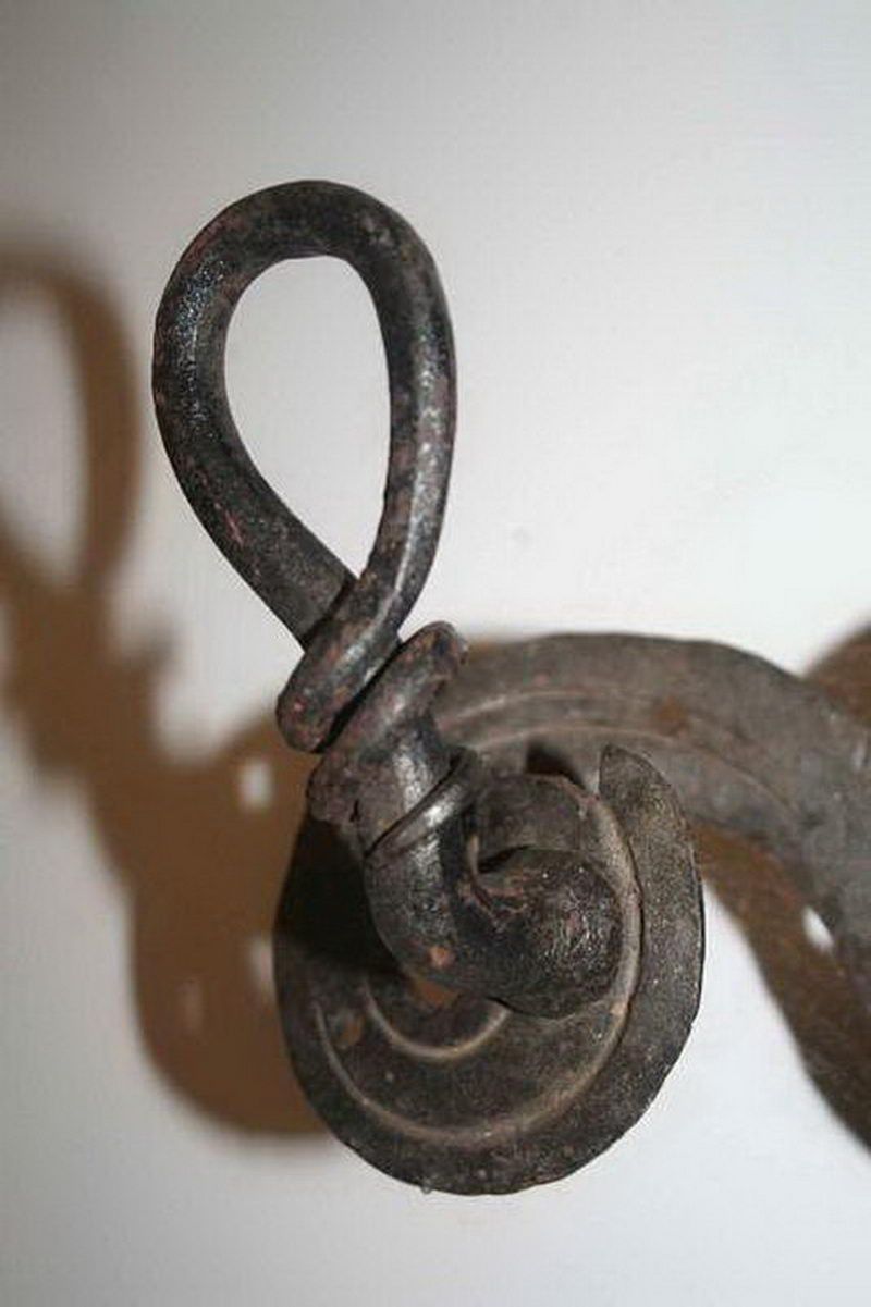 Porte-Manteau en Fer Forgé