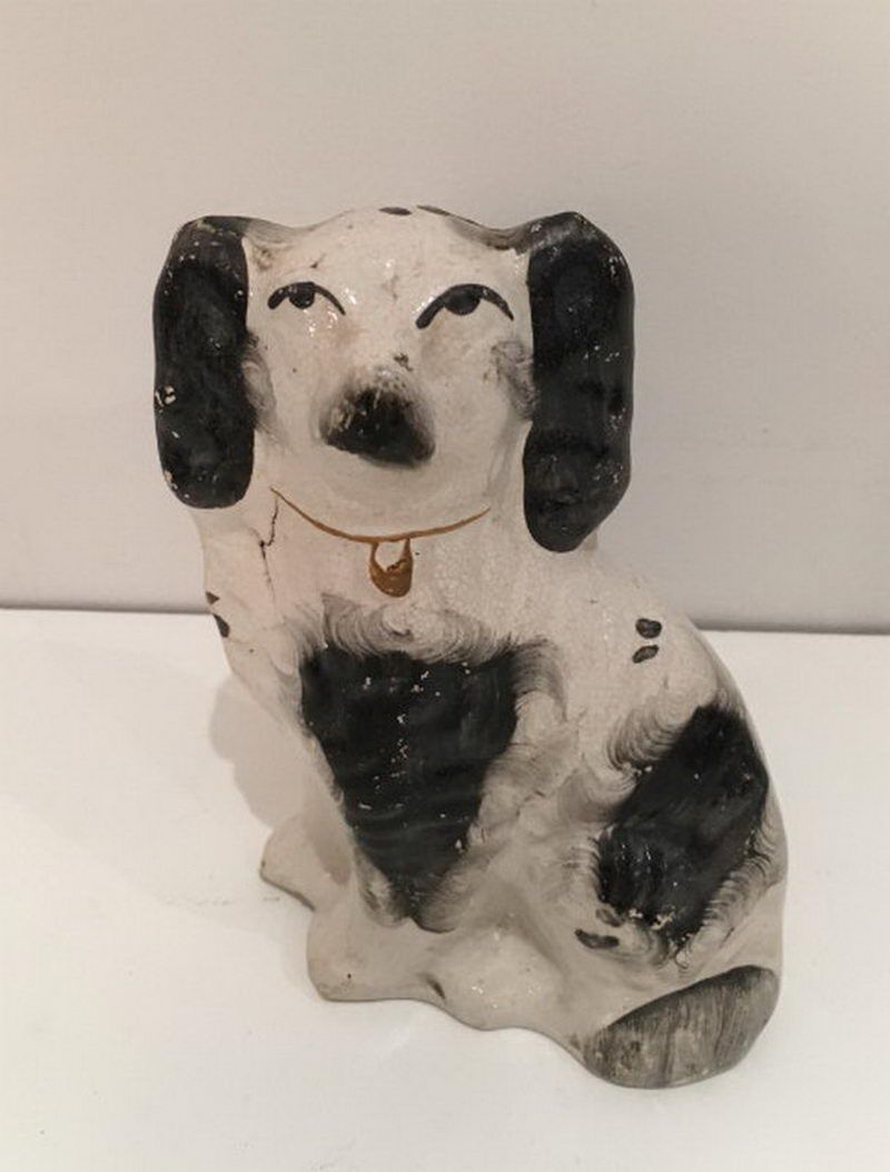 King-Charles Noir et Blanc. Staffordshire