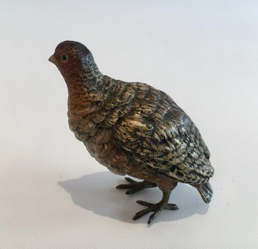 Bronze Viennois représentant un Pigeon