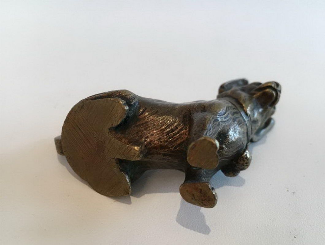 Petit Chien en Bronze