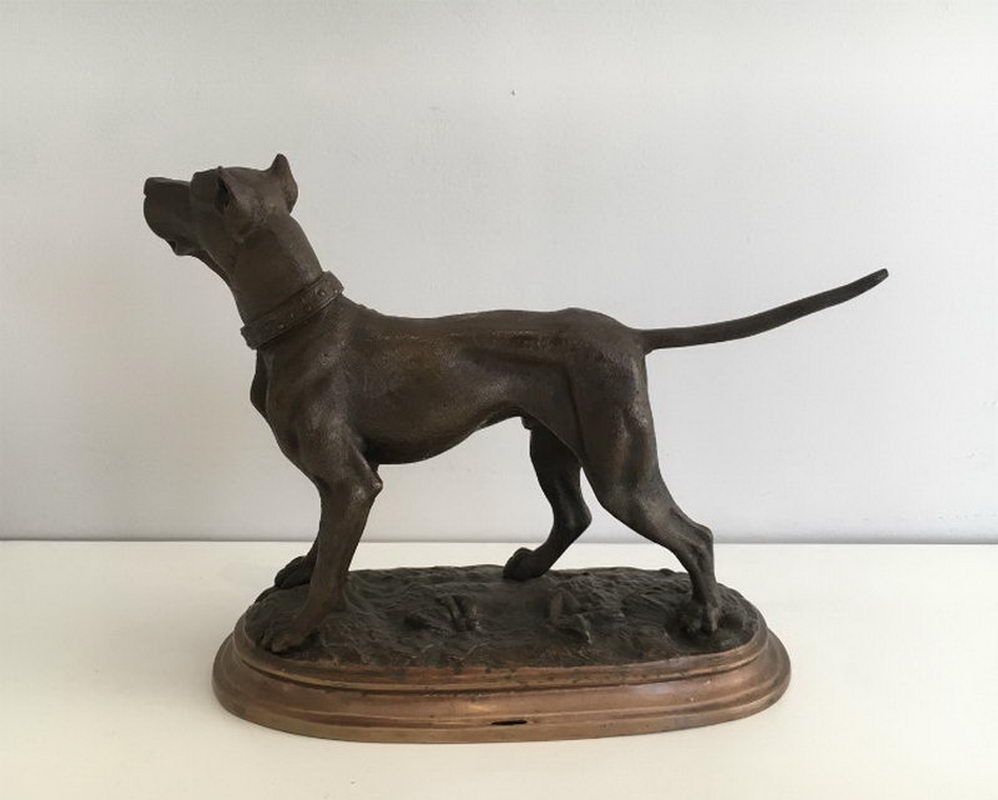 Sculpture d'un Chien Allemand. Henri Payen